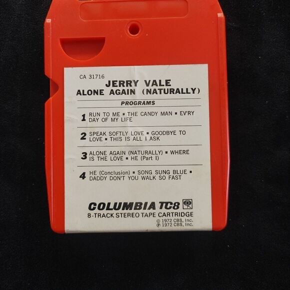 JERRY VALE COLUMBIA 8 TRACK STEREO TAPE CARTRIDGE WITH ORIGINAL SLEEVE. - Picture 2 of 8
